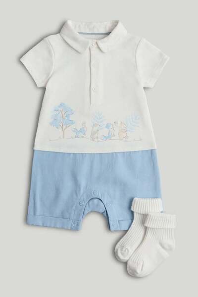 MOTHERCARE طقم رومبر وجوارب الأول للاستمتاع بهما