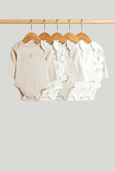 MOTHERCARE مجموعة من 5 قطع من ملابس الأطفال ذات الأكمام الطويلة "ماي فيرست"