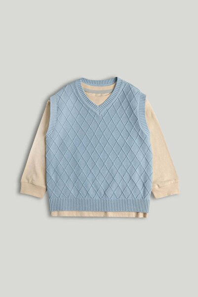 MOTHERCARE طقم تي شيرت وسترة محبوكة