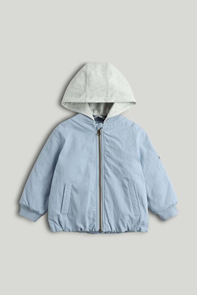 MOTHERCARE Blue Textured Bomber Jacket