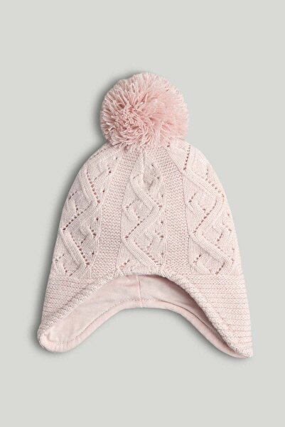 MOTHERCARE Pink Knitted Hat