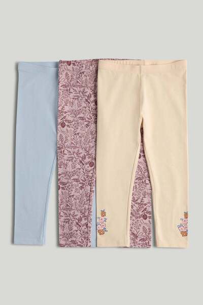 MOTHERCARE 3 Pack Floral Leggings