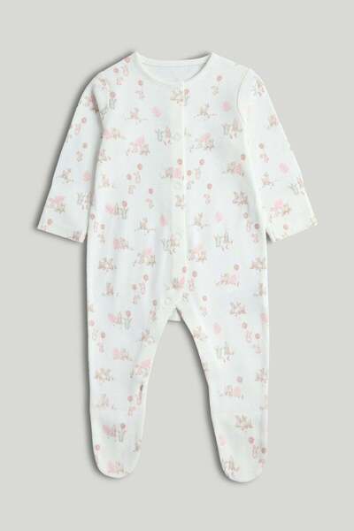 MOTHERCARE 3 Pack My First Pink Sleepsuits