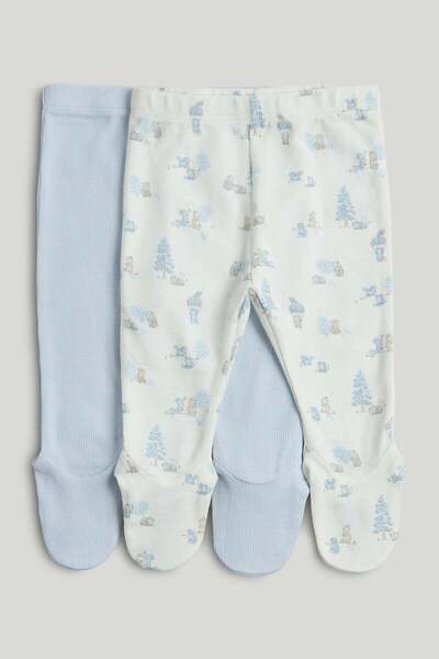 MOTHERCARE 2 Pack My First Leggings with Feet