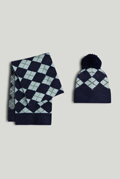 MOTHERCARE Knitted Hat and Scarf Set