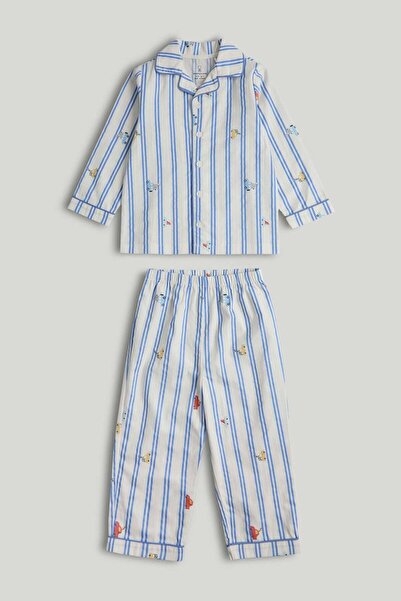 MOTHERCARE بيجامات قطنية مخططة