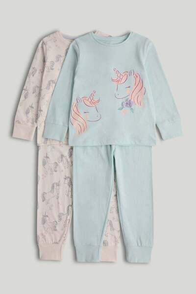 MOTHERCARE 2 Pack Party Horse Pyjamas