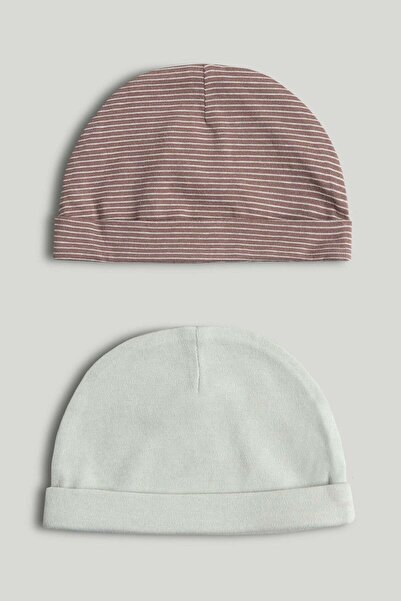 MOTHERCARE 2 Pack My First Baby Hats