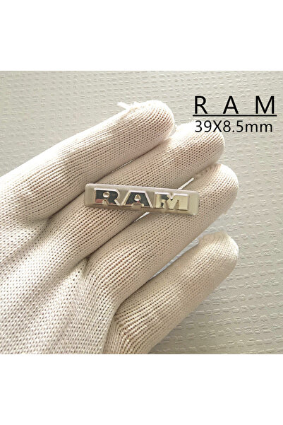 Choice 10 Pcs RAM 39mm Car Key Sticker Auto Control Keychain Emblem Accessori...