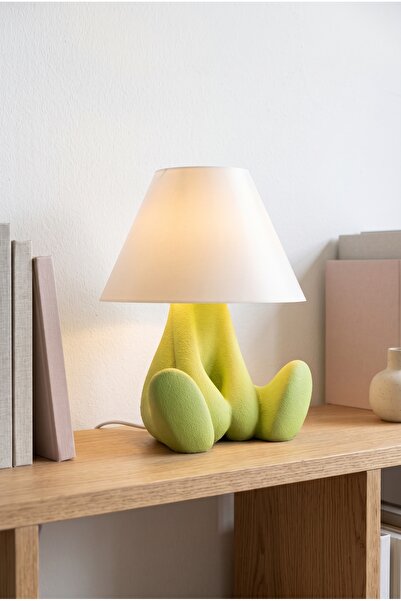 Biparca Store Utangaç Karakter Masa Lambası LED Dekoratif Gece Lambası 3 Renk...
