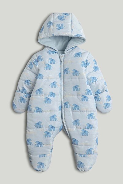 MOTHERCARE بدلة ثلجية زرقاء على شكل فيل
