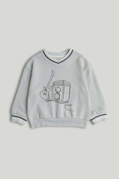 MOTHERCARE Blue Guitar Sweat Top