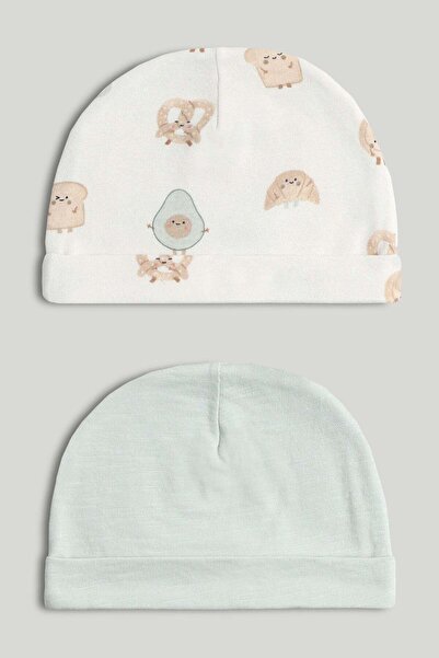 MOTHERCARE 2 Pack My First Baby Hats