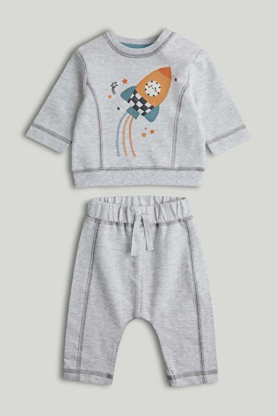 MOTHERCARE Space Sweatshirt and Jogger Outfit