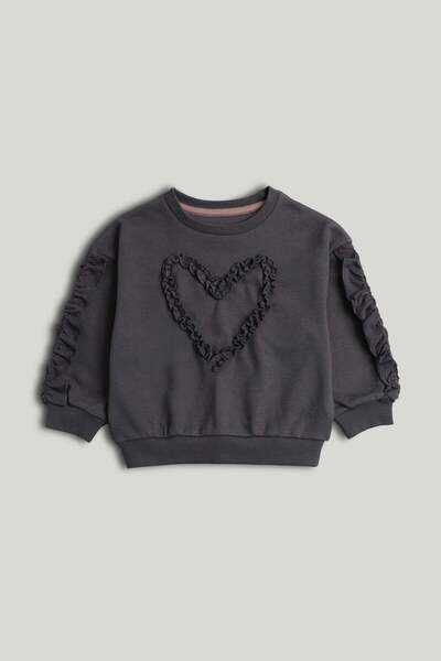 MOTHERCARE Grey Heart Sweatshirt