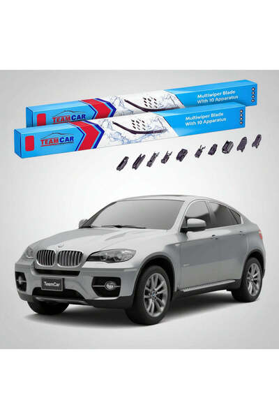 TEAMCAR Wipers BMW X6 (E71/E72) Facelift 2012-2014 | Front Set Flat Premium –...