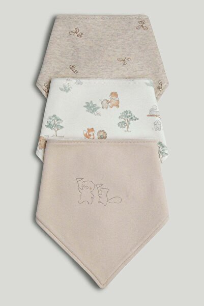 MOTHERCARE 3 Pack My First Dribble Bibs