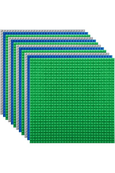 Lekebaby Classic Baseplates Building Base Plates for Building Bricks 100% Com...