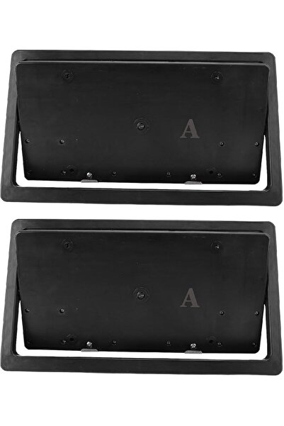 Generic 2Pcs Flip Up License Plate, Car Electric License Plate Holder Bracket...