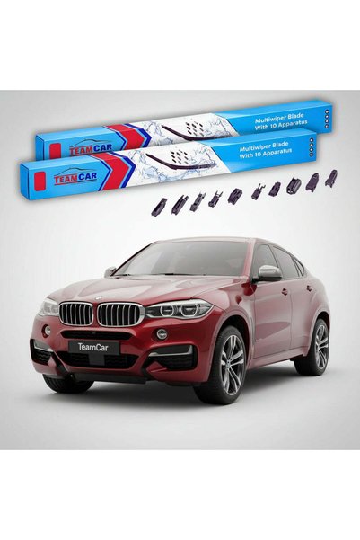 TEAMCAR Windshield Wipers BMW X6 (E71/E72) 2008-2012 | Front Set Flat Premium...