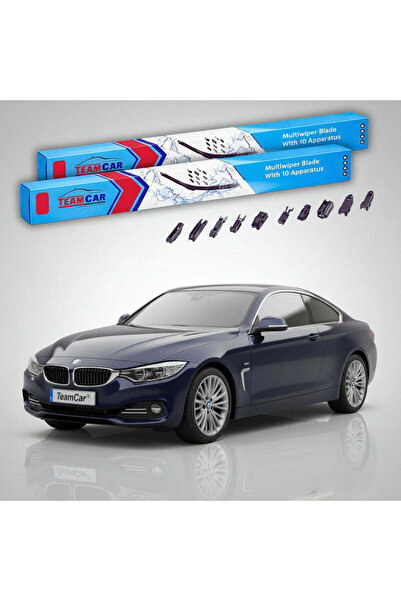 TEAMCAR BMW Seria 4 Coupé (F32) 2013-2020 Wiper Blades | Front Flat Premium S...