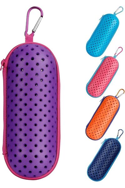 GENERAL Swim Goggle Case For Swimming Goggles, Sunglasses, Zipper Eyeglasses ...