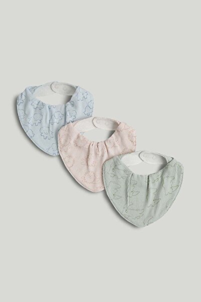 MOTHERCARE 3 Pack Dribble Bibs