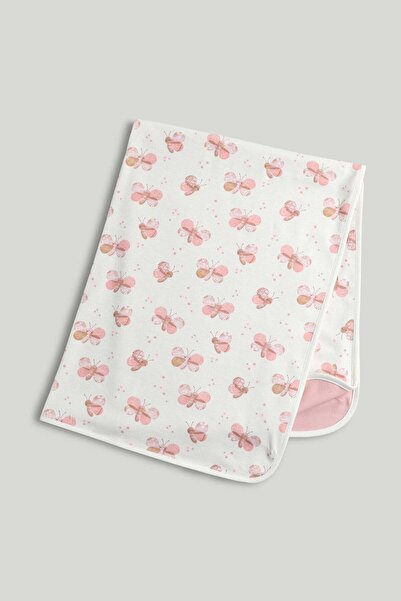 MOTHERCARE My First Pink Cotton Shawl