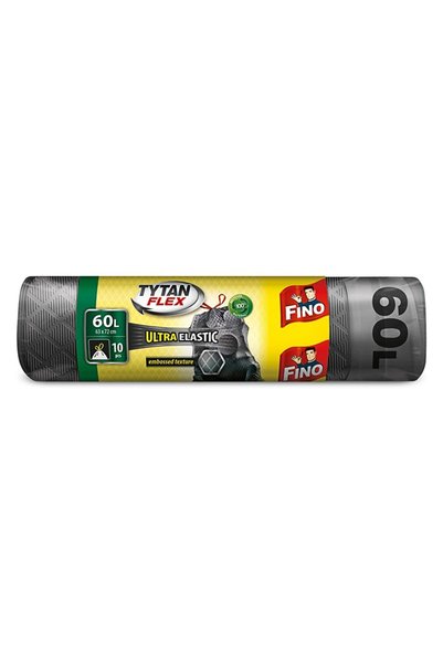 Fino Set 2 x 10 Saci Menajeri Tytan Flex, cu Snur, 60 l
