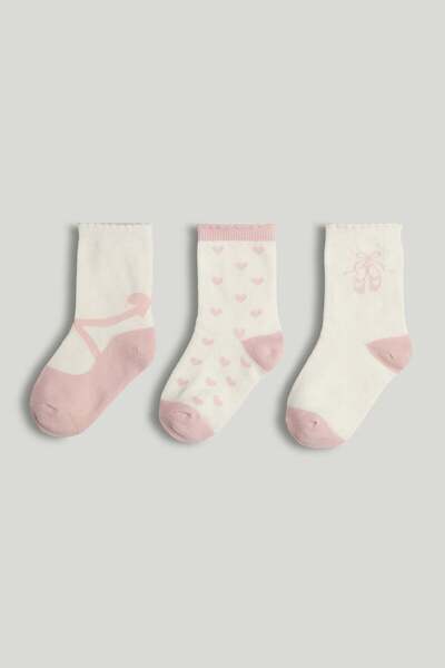 MOTHERCARE 3 Pack Ballet Socks