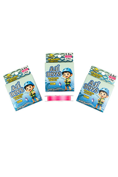 Caretta Aji Boys 4X 150 mt Pink İp Misina