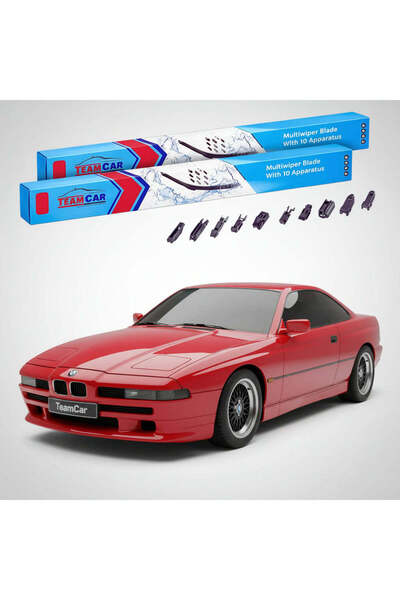 TEAMCAR BMW Seria 8 (E31) 1990-1999 Wiper Blades | Front Set Flat Premium – T...