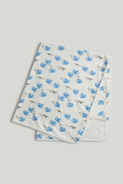 MOTHERCARE My First Blue Cotton Shawl