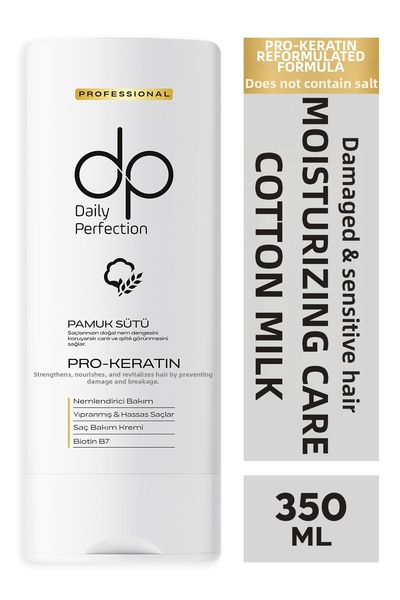 KARAŞEN GROSS SANAL MARKET Dp Daily Perfection Cotton Milk Hair Care Cream 35...