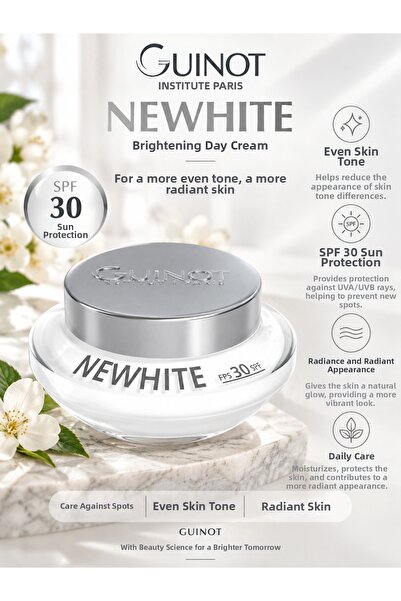 Guinot Newhite Brightening Spf30 Face Day Cream 50 ml