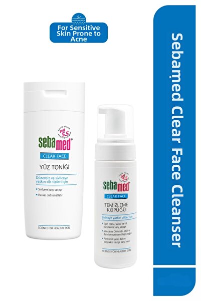 Sebamed Anti-Blackhead Pore Cleansing Foam for Acne-Prone Skin 150 ml and Ton...