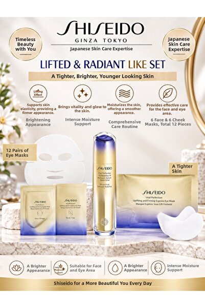 Shiseido Lifted & Radiant Like Set – Special Firming and Radiance-Enhancing C...