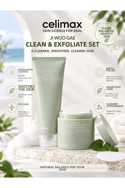 Celimax Ji Woo Gae Bha Dual Skin Care – Set to Help Purify Excess Oil and Cle...