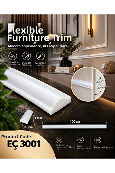 POLYESTERHOBİ Flexible Fence, Flexible Furniture and Wall Fence Eç 3001 (100 cm)