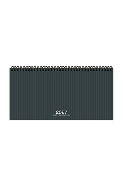 KESKİN COLOR 2027 مفكرة أسبوعية مخططة (16x33,5) سم AJ-66 مخططة