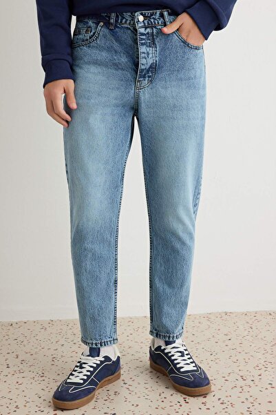 TRENDYOL MAN Açık Mavi Boyfriend Kot Pantolon Jeans TMNAW25JE00020