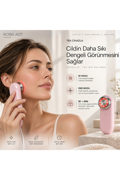 ROBX A07 Yeni Nesil RF Ems Cilt Sıkılaştırıcı Gıdı Sarkma Ve Germe Cilt Bakım...