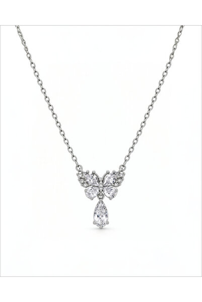 JewelsofHope Xuping Zircon Stone Butterfly Women's Necklace 50 cm