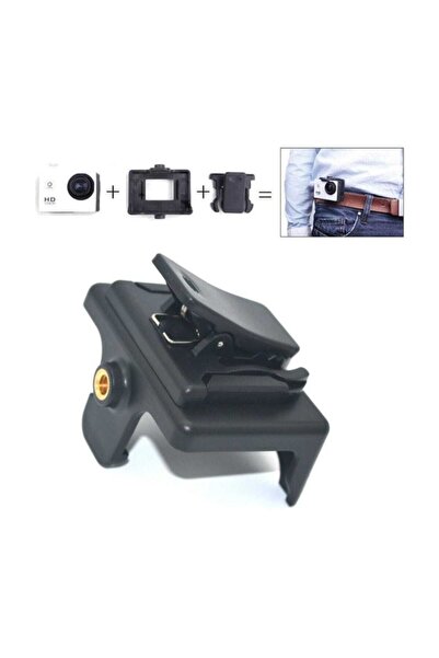 Gplus Sjcam SJ4000 Eken H9R Uyumlu Koruma Çerçeveli Hızlı Kemer Tokası