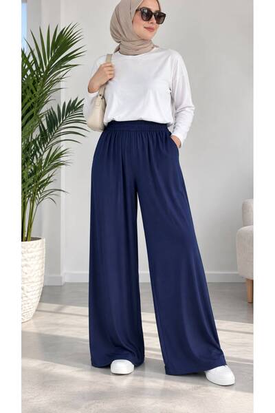 ÖZNE BUTİK Kadın %100 pamuklu likralı penya pantalon