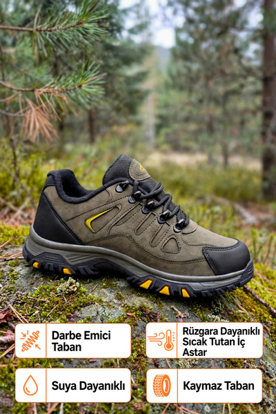 Tomato Bags Erkek Outdoor Trekking Botu Suya Dayanıklı Kaymaz Taban Kışlık Yü...