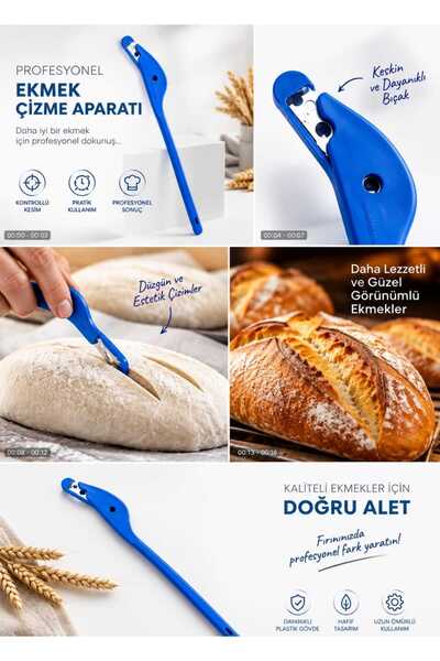 EKPA EKMEK ŞEKİLLENDİRME BIÇAĞI ( JİLETİ ) 1 ADET