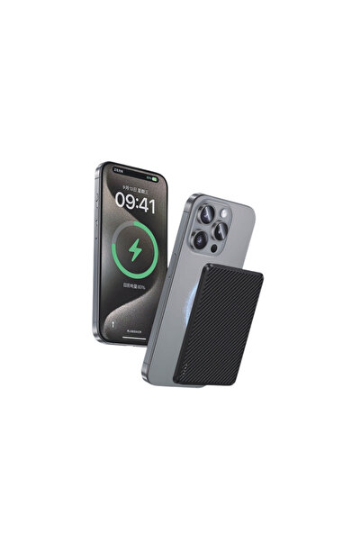 Piili Karbon 10.000 mAh P-PB5 Powerbank – Siyah