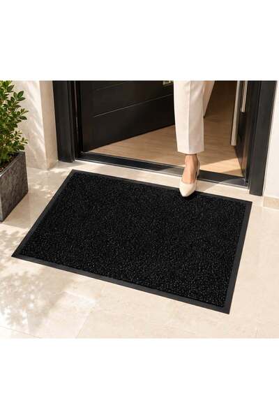 AS-FLOOR Flash Siyah Kaymaz Taban Nem Alıcı Kapı Önü paspası