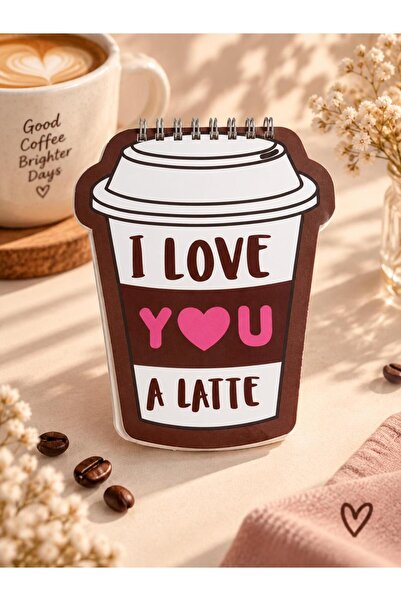 4nio Mini beležnica u obliku latte-a